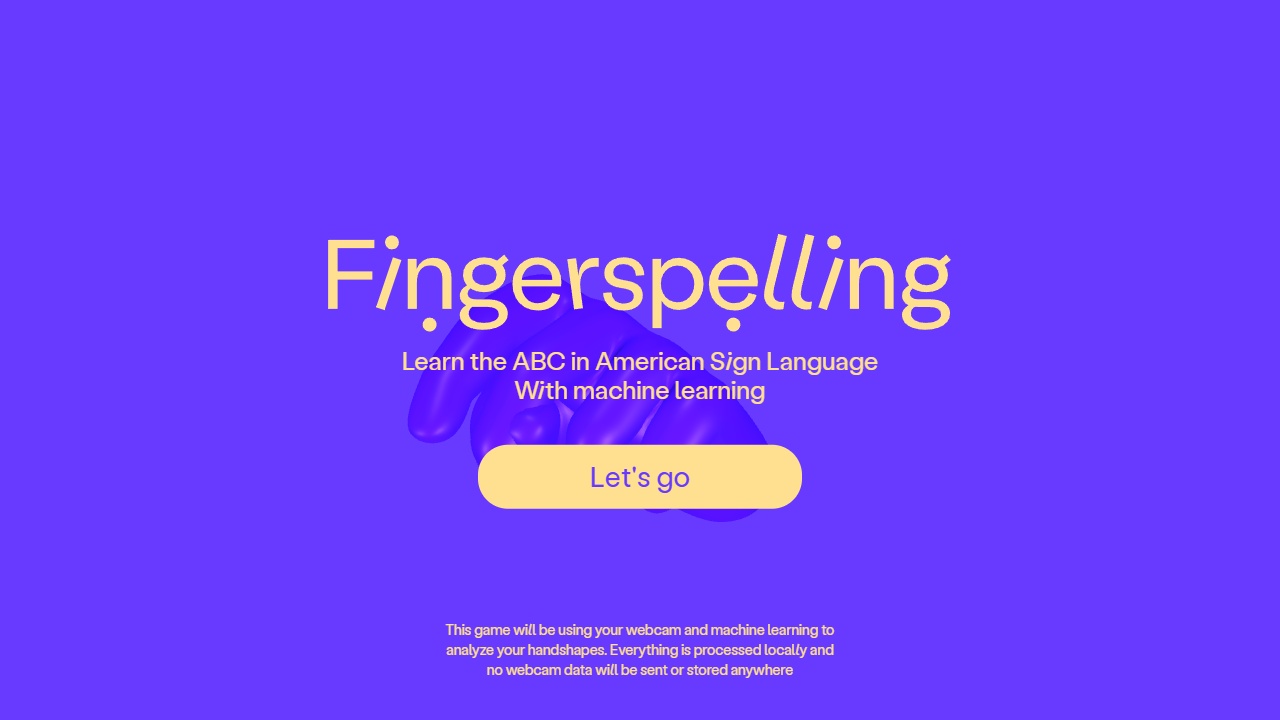 Fingerspelling (미국 수어 지문자 연습)
