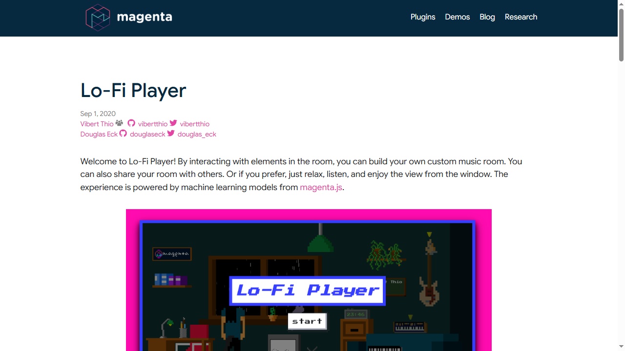 Lo-Fi Player - Make Music by Poking Around a Room