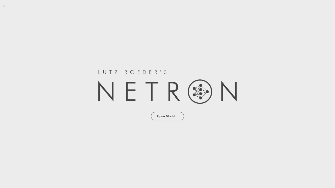 Netron (モデル構造ビューア)