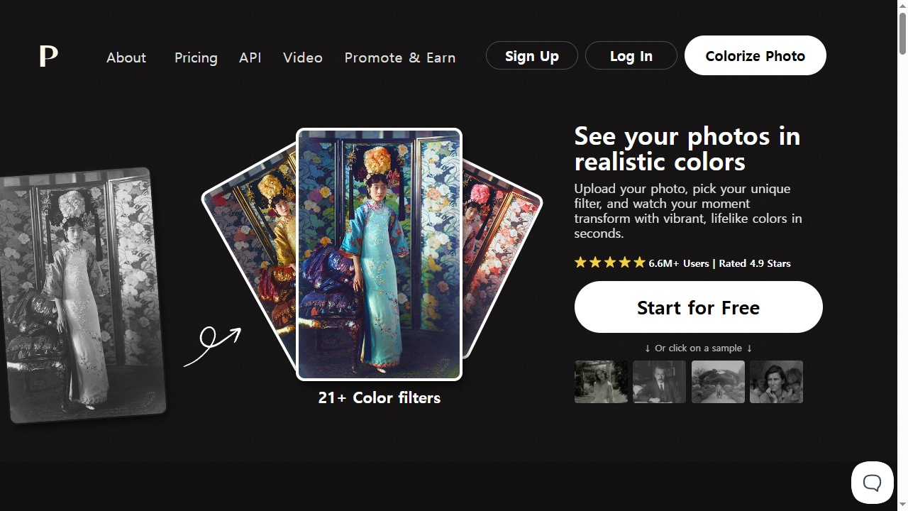 Palette.fm (Colorizing Black-and-White Photos)